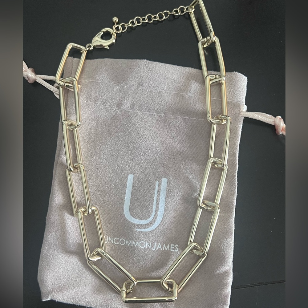 Uncommon James Large Rectangle Link Necklace